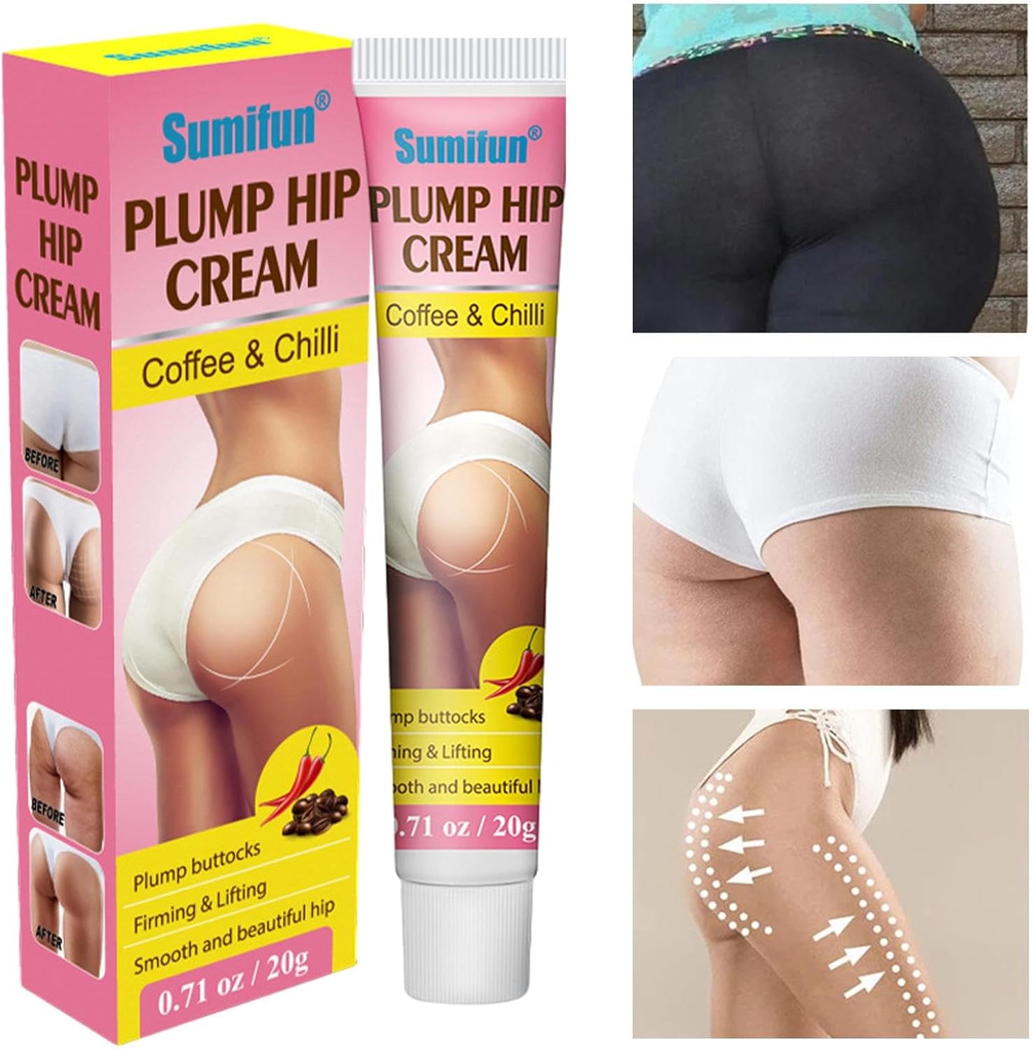 Органичен крем за стягaне и уголемяване на дупето – 1+1 Безплатно