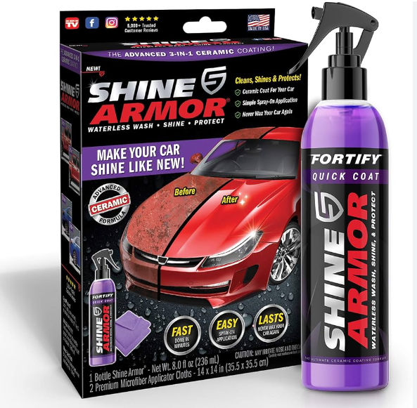 3 в 1 Shine Armor автомобилен уплътнител с керамичен ефект 