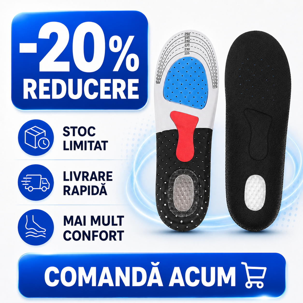 Branțuri cu Gel pentru Confort Zilnic