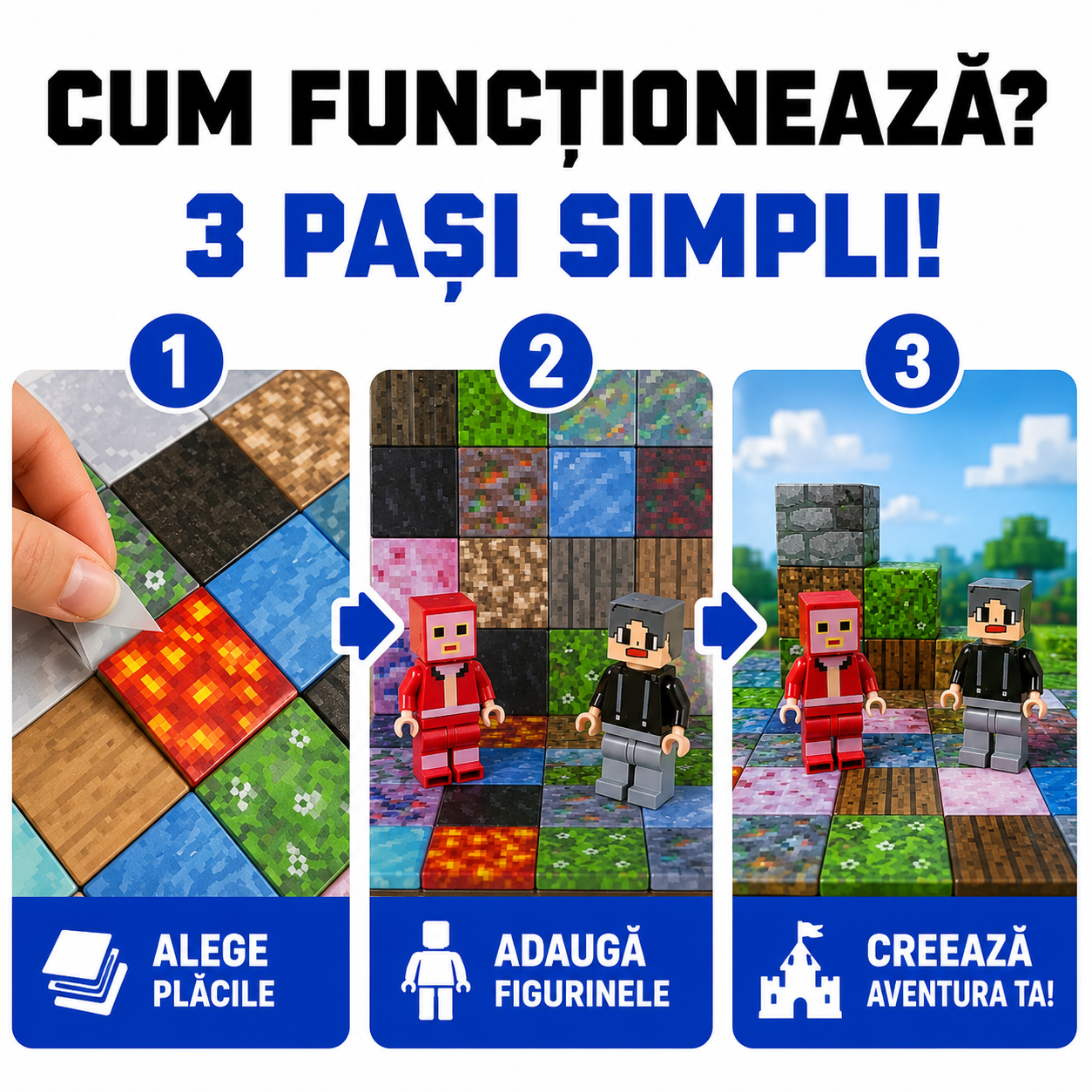 Set Construcție Minecraft Blocks