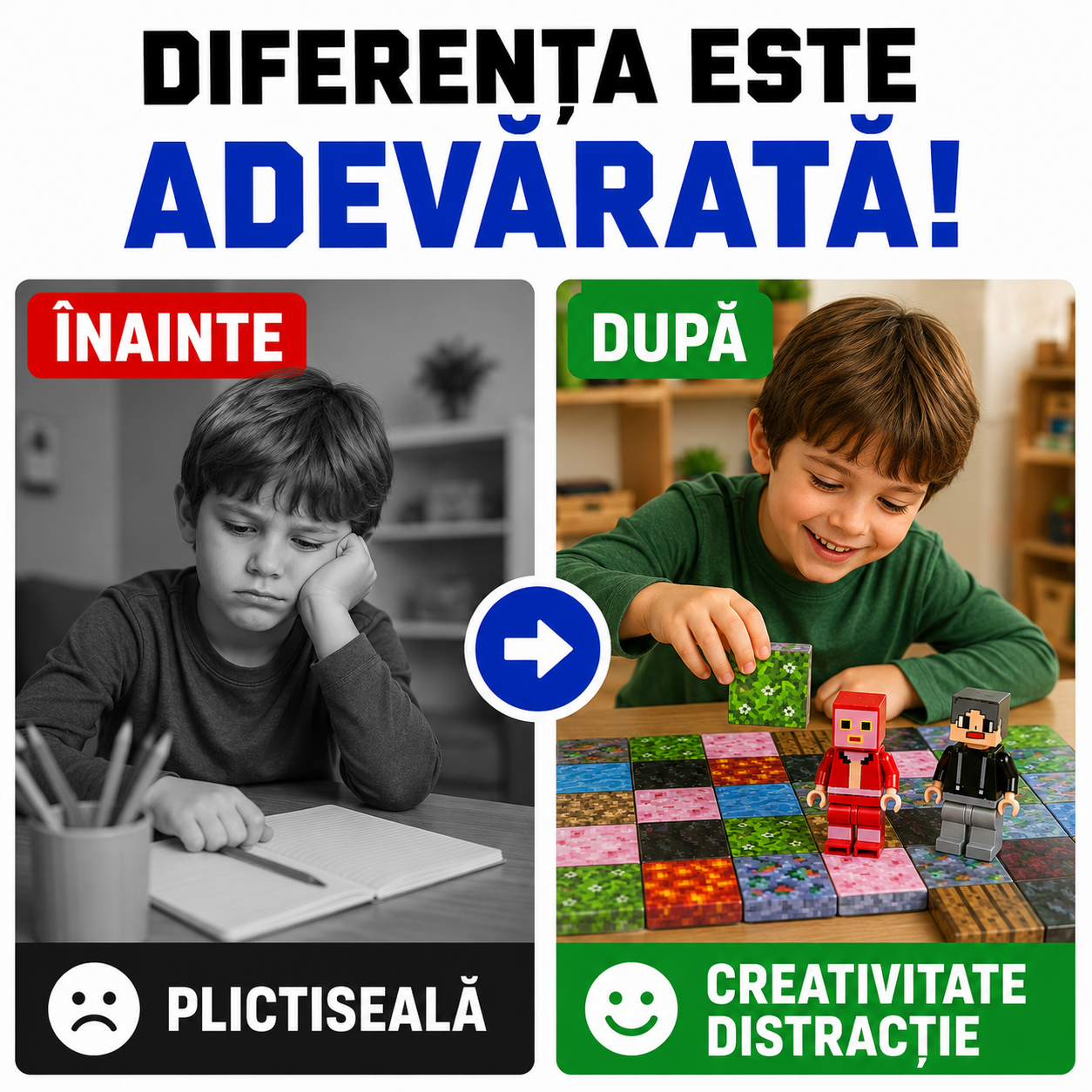 Set Construcție Minecraft Blocks