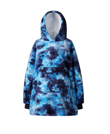 Худи тип Одеяло, Oversized с Капюшон и Джоб