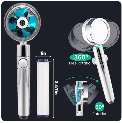 Душ слушалка с турбокомпресор 